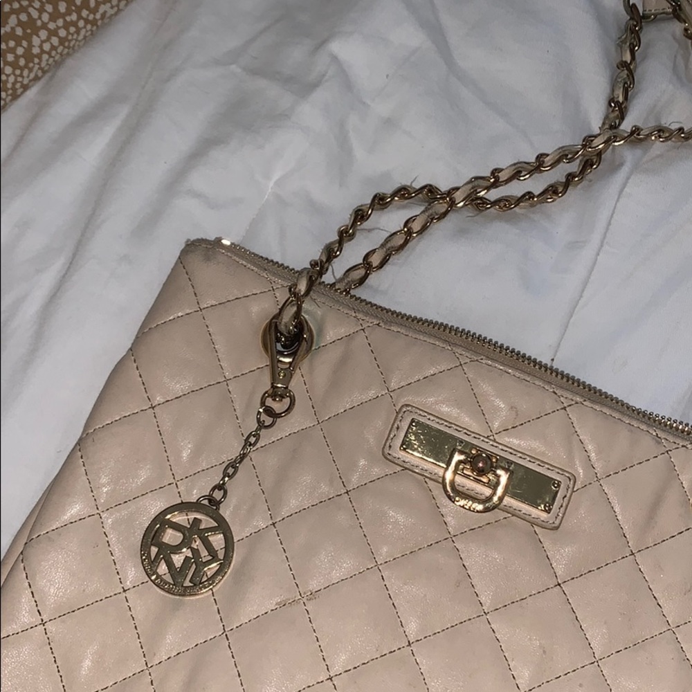 DKNY leather side/crossbody bag